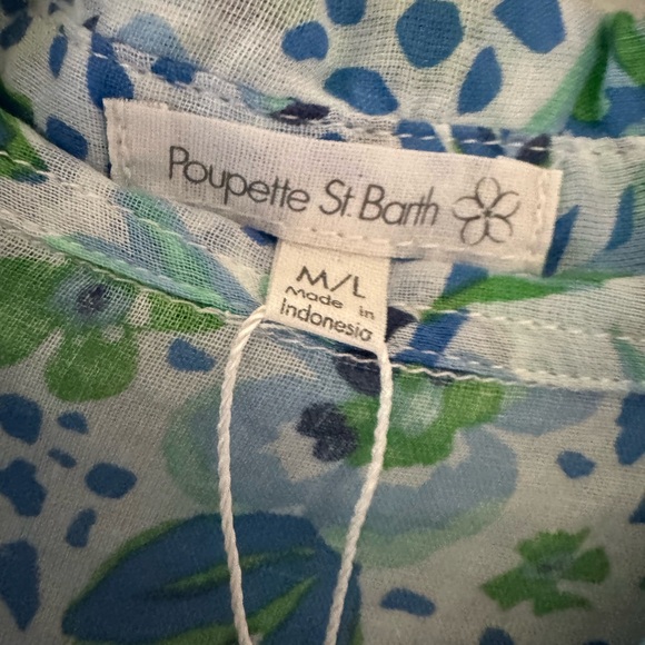 Poupette St Barth Lili Blue Monaco mini dress - Picture 4 of 6